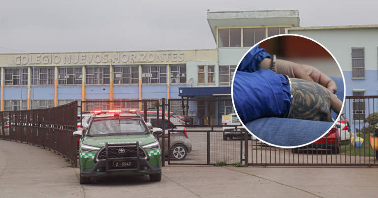 Segunda detenida por balacera en colegio de San Pedro de la Paz: es hermana del autor de los hechos