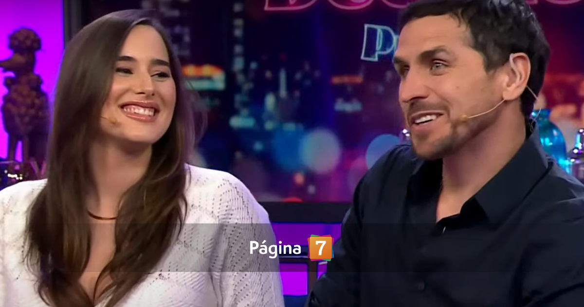 Meli Noto mostró su avanzado embarazo en TV contó su historia de amor junto a Pangal