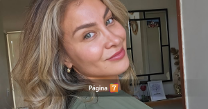 Sabrina Sosa lució el avance de su embarazo en traje de baño