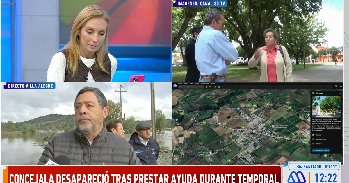 Alcalde de Villa Alegre dio su teoría en torno a desaparición de concejala de Villa Alegre, María Ignacia González