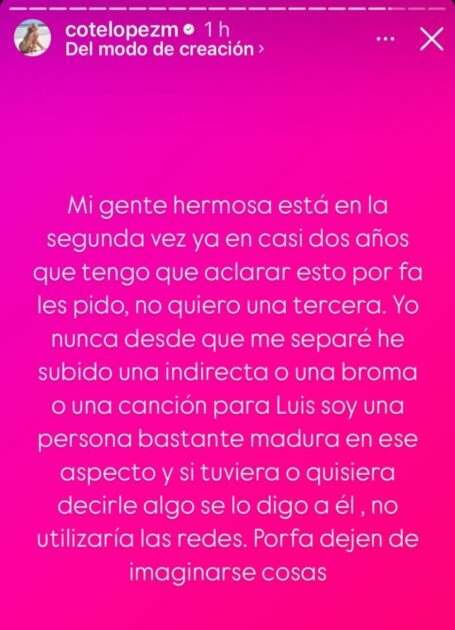 Coté López aclaró supuesta indirecta a Luis Jiménez