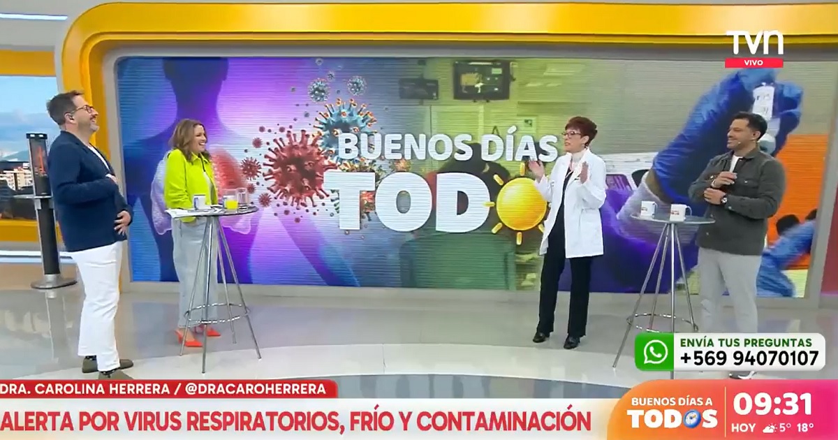 Doctora Carolina Herrera en el Buenos días a todos