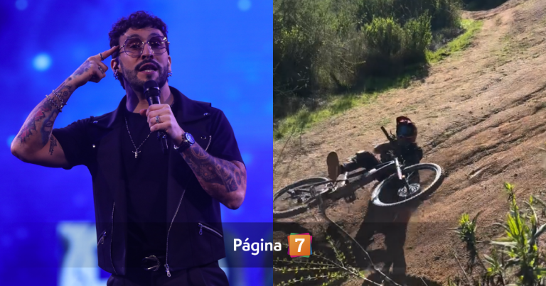 Edo Caroe sufrió fuerte caída en bicicleta por la que terminó en urgencias: 