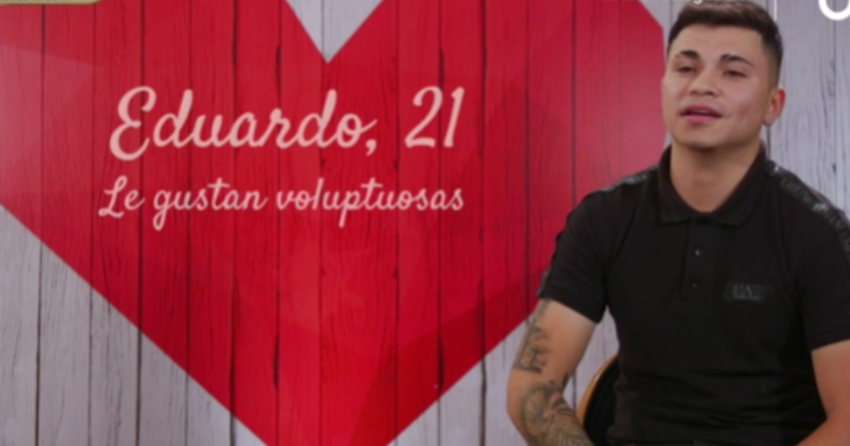 eduardo causó reacciones en amor a ciegas