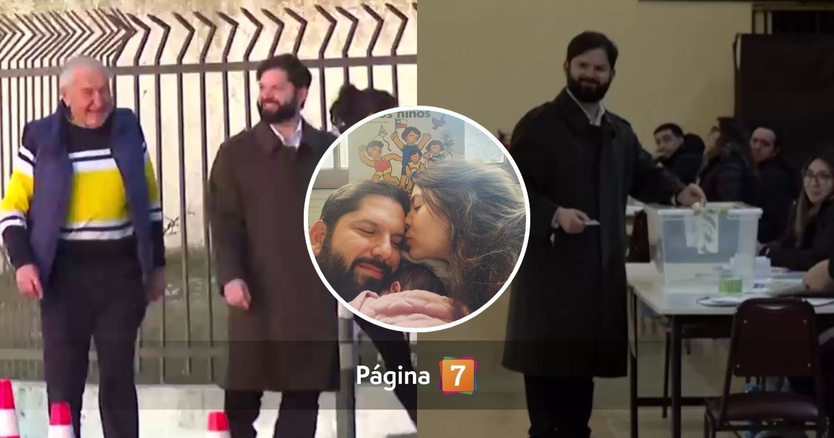 Con especial saludo a su hija Violeta: así fue la votación de Gabriel Boric en las primarias