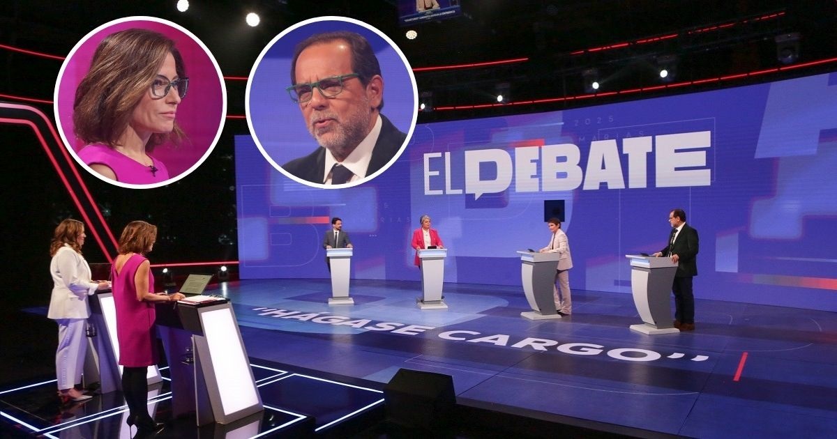 Mulet reaccionó a lapsus de Cony Santa María en debate presidencial 2025