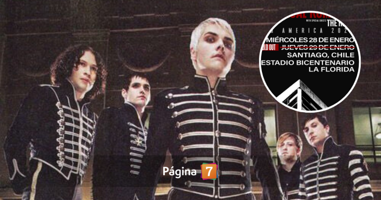 Anuncian nueva fecha para concierto de 'My Chemical Romance': revisa día y venta de entradas
