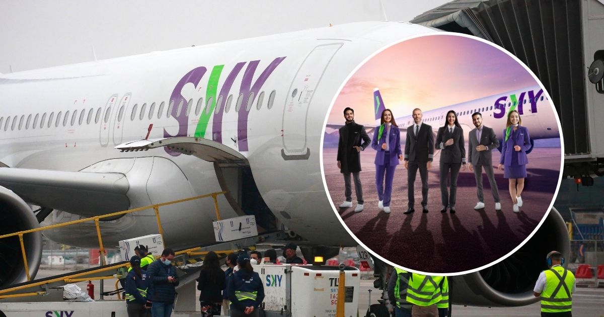 ¡Adiós a los tacones! Sky Airline lanzó su nuevo y cómodo uniforme para tripulantes