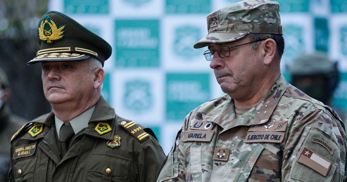 Operativo del OS7 de Carabineros dejó a seis suboficiales del Ejército detenidos