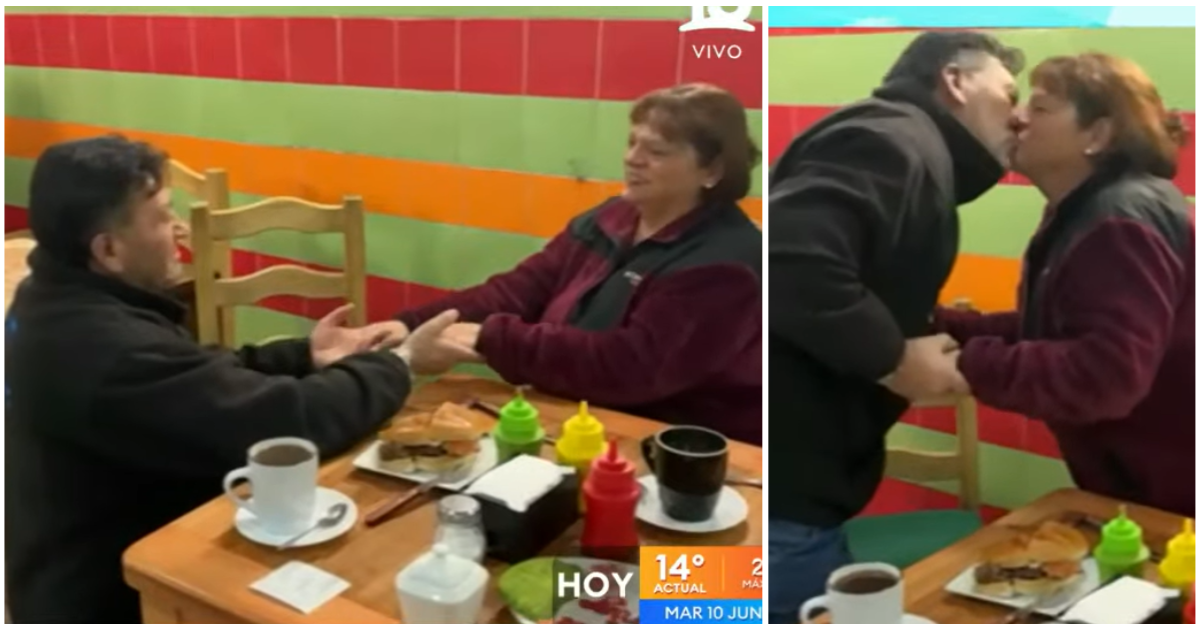 Pareja se viralizó tras protagonizar propuesta de matrimonio comiendo completos en La Florida