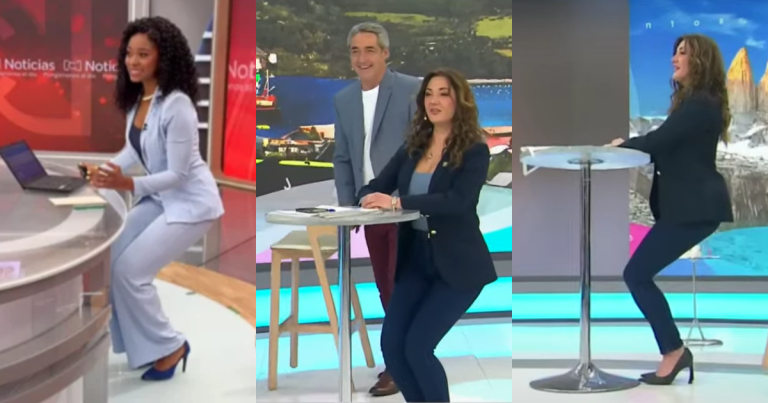 Priscilla Vargas sorprendió al imitar reacción viral de periodista colombiana que perdió su silla