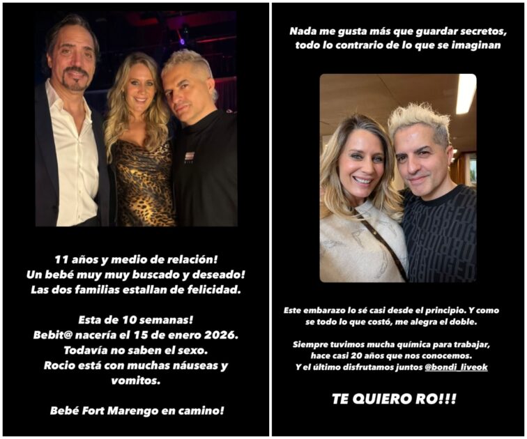 Rocío Marengo está embarazada