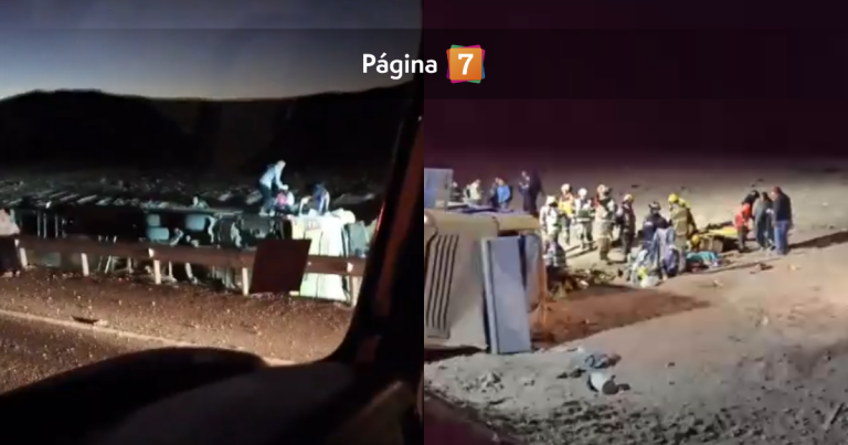 Trágico accidente de bus con 33 pasajeros en Taltal: reportan 4 fallecidos y múltiples heridos