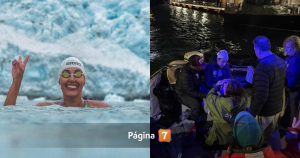 Bárbara Hernández cruzó el Canal de la Mancha