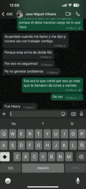 José Viñuela confirma la "traición" de Fuenzalida a Segio Rojas: "Dijo que eras arma de doble filo"