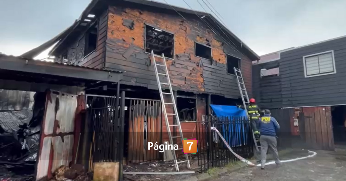 Dos mujeres y dos niños murieron en voraz incendio en Valdivia