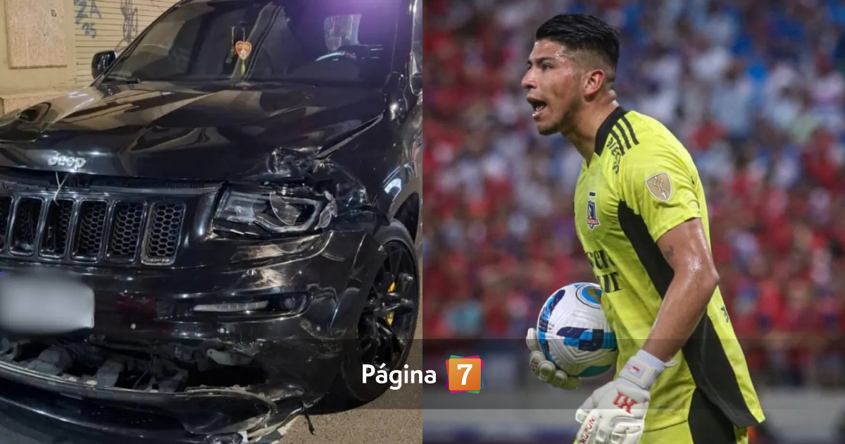 Encuentran auto chocado de Brayan Cortés en la vía pública tras cena con plantel de Colo-Colo
