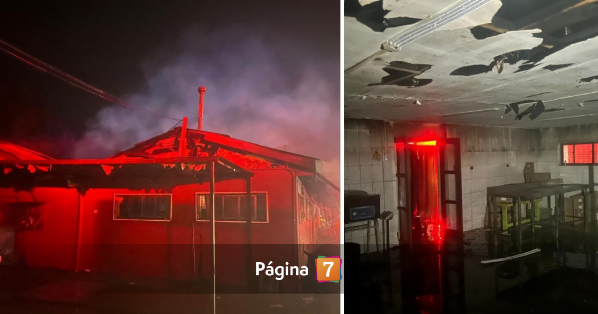 incendio en fábrica de longanizas en San Carlos