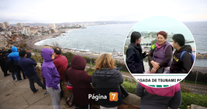 Abuela peruana llevó a su nieto a la playa para "conozca el tsunami": "Nunca había visto uno"