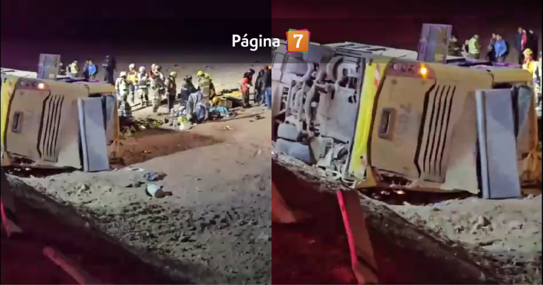 La teoría del trágico volcamiento de bus en Taltal que dejó 4 fallecidos: se dirigía a Bolivia