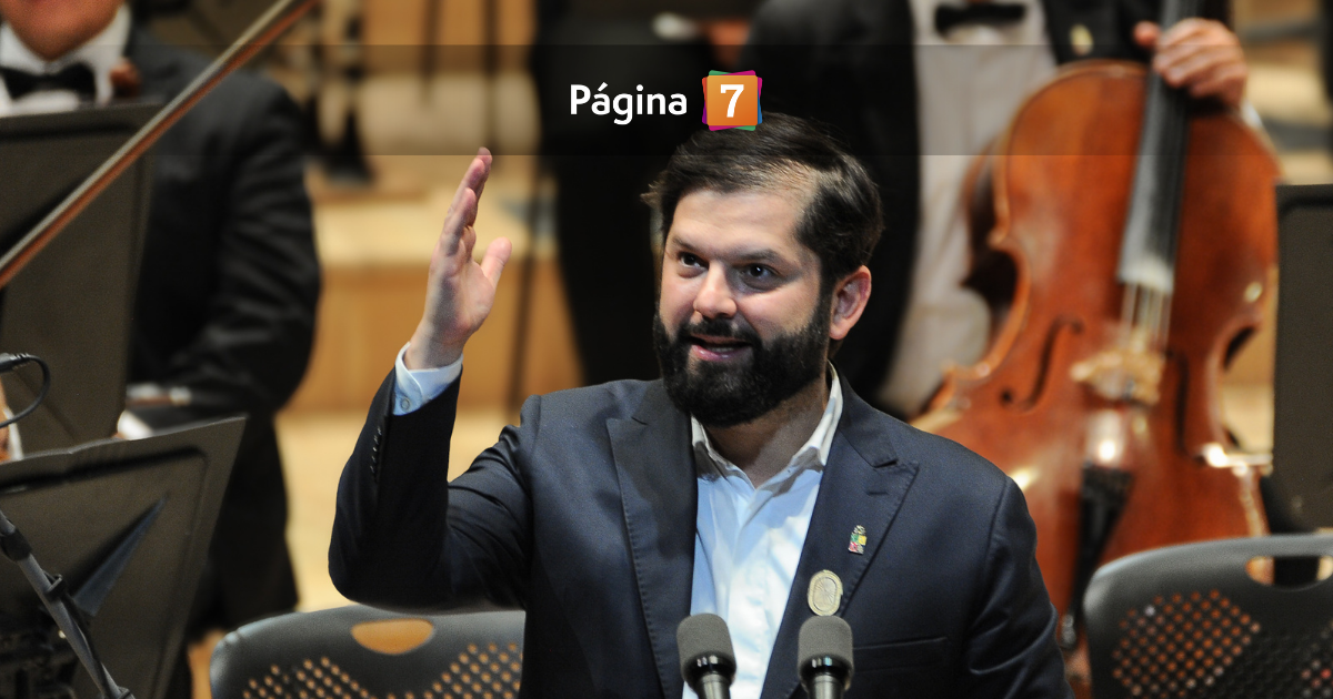 Aprobación Gabriel Boric