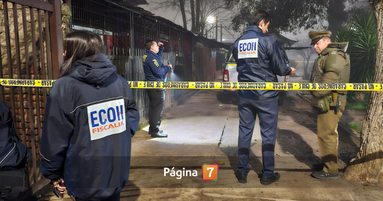 Balacera deja un muerto y dos heridos en Renca: víctima fatal habría sido asesinada por error