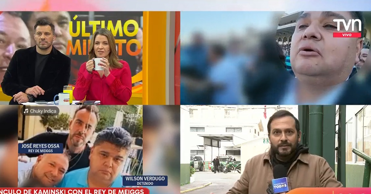 Matinal de TVN reveló reacción de esposa del 'Rey de Meiggs' tras detención de su "compadre", Wilson Verdugo