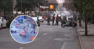 Revelan momento exacto cuando carabinero es atropellado durante persecución en el centro de Santiago