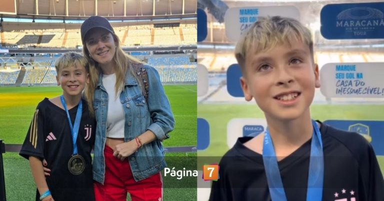 Hijo de Carla Jara y Kaminski se lució en campeonato de fútbol internacional: dedicó gol a su madre