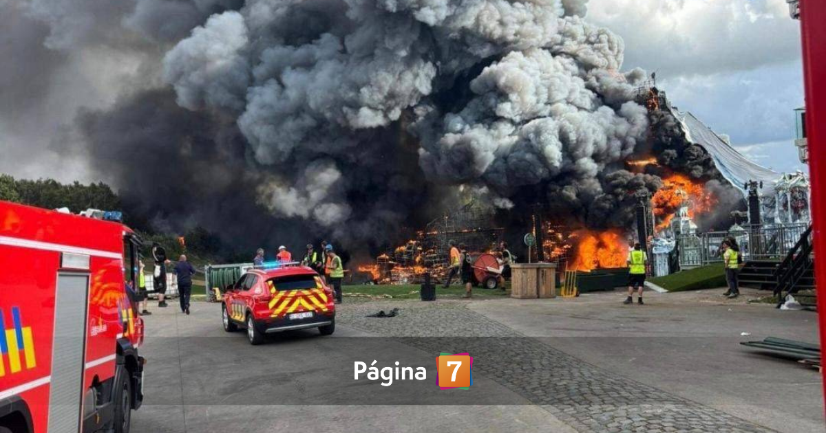 escenario tomorrowland se incendia antes de su inicio