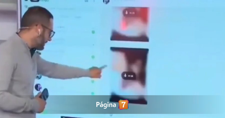 Periodista mostró imagen explícita en vivo: dijo que eran sus hijas y chascarro escandalizó en redes