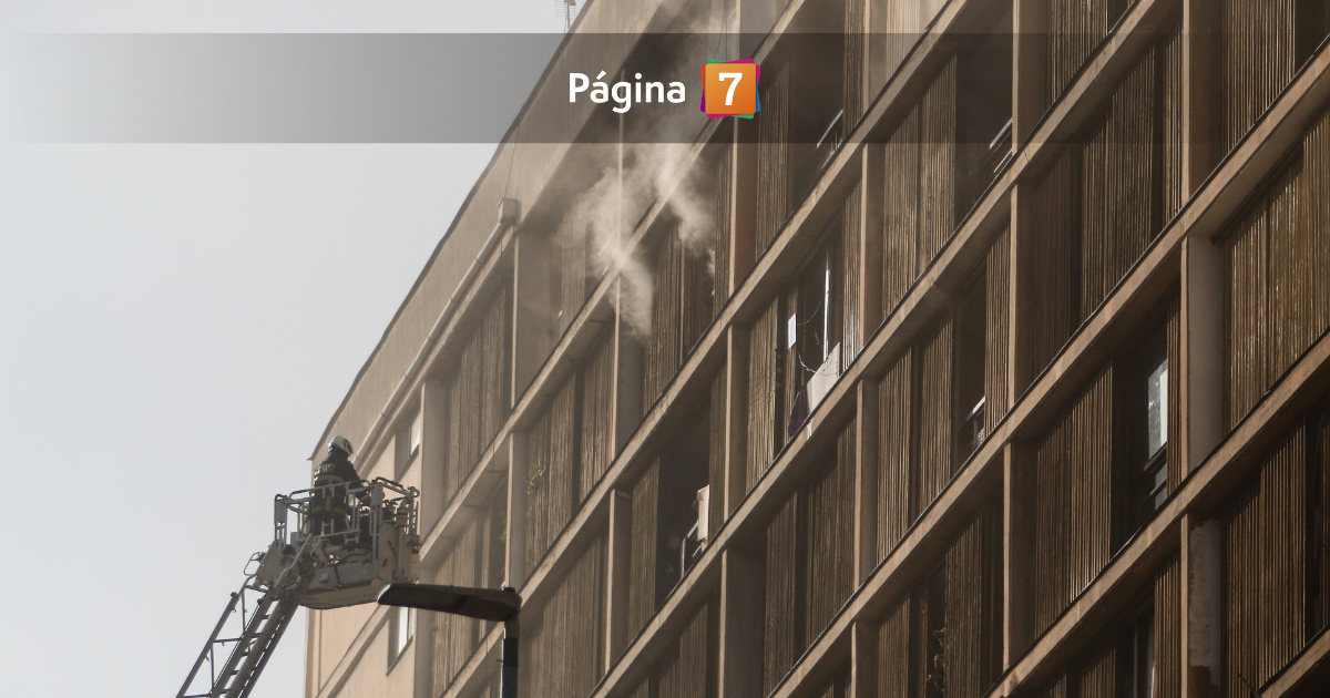 incendio centro de santiago intoxicados