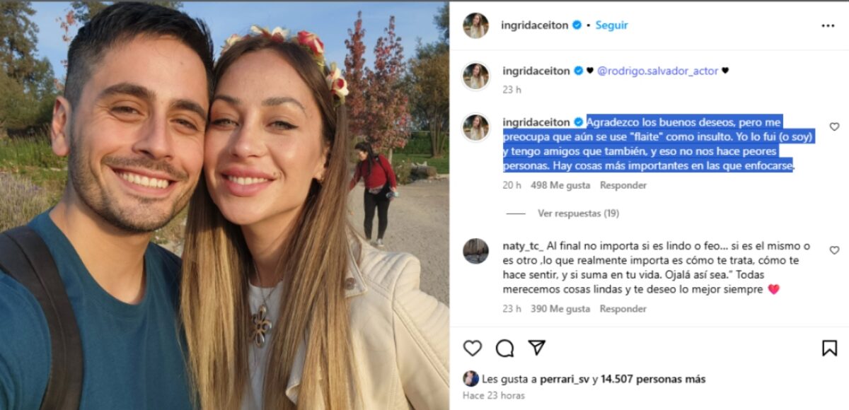 Ingrid Aceitón presenta a su nueva pareja