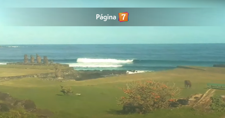 Olas de más de un metro y medio: actualizan llegada de tsunami a Rapa Nui