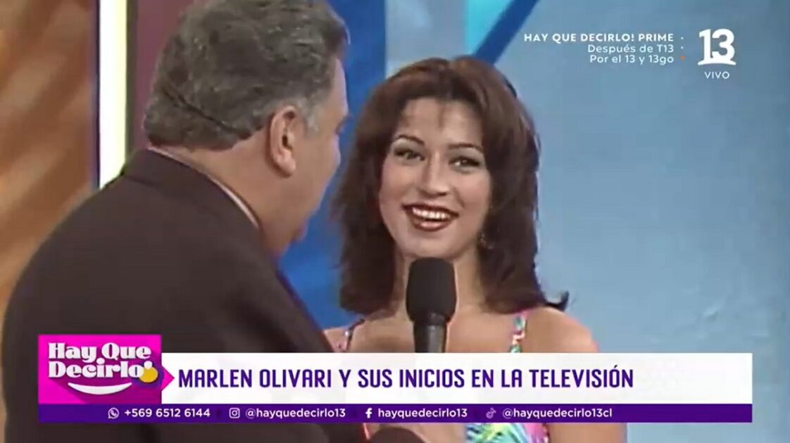 Recuerdan la primera aparición de Marlen Olivari en TV: fue en 1995 cuando tenía solo 21 años