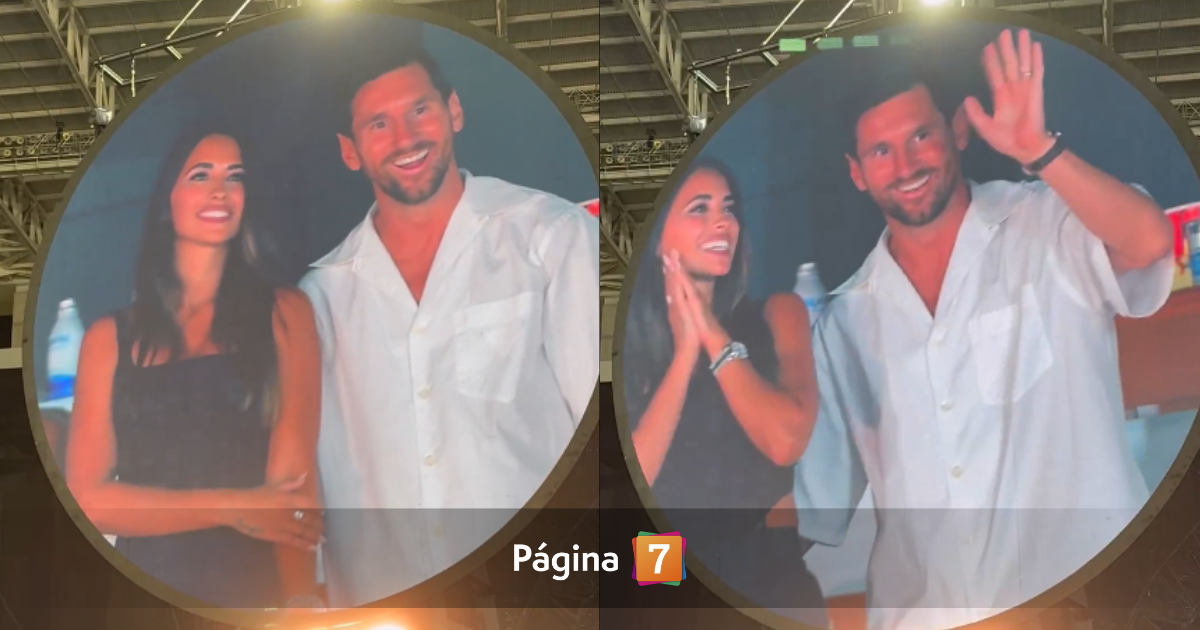 Lionel Messi fue captado por la cámara de Coldplay que descubrió a pareja infiel en concierto