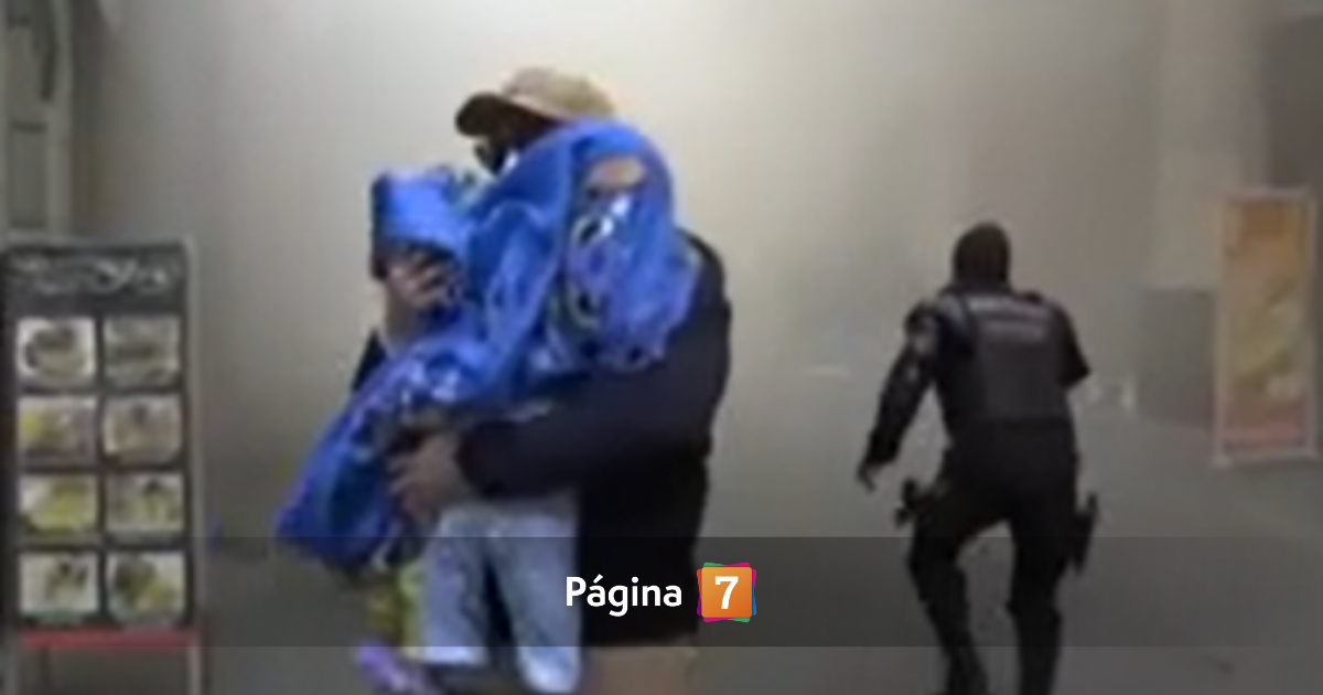 rescate de niños en guardería por incendio centro de santiago