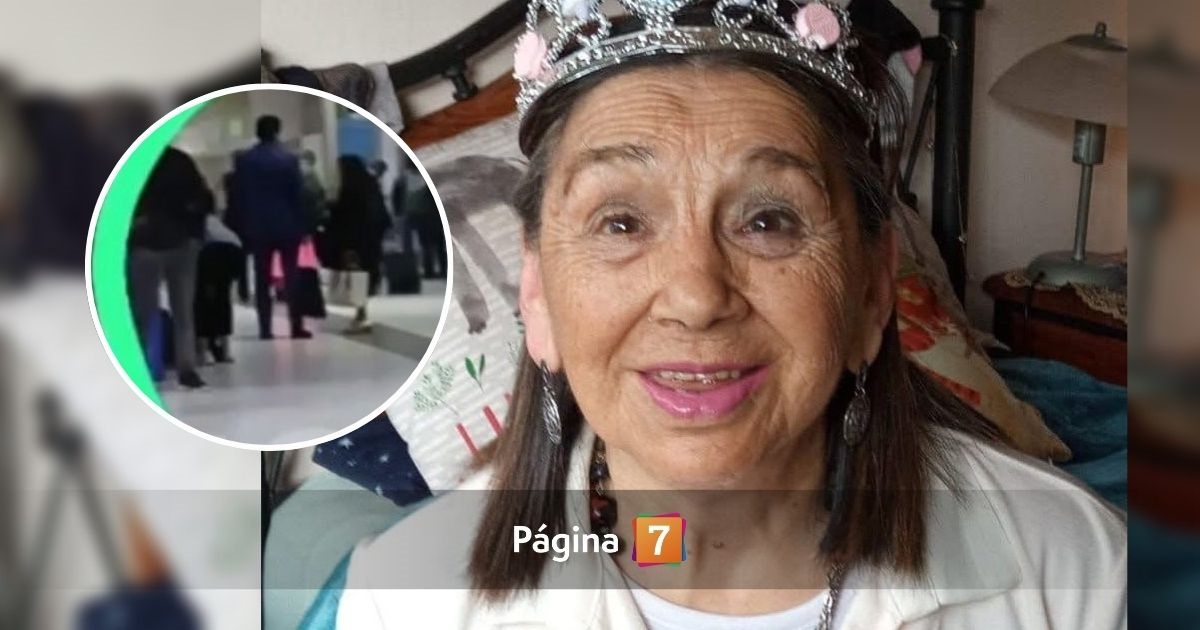 La supuesta imagen de María Elcira Contreras en terminal de buses en Concepción