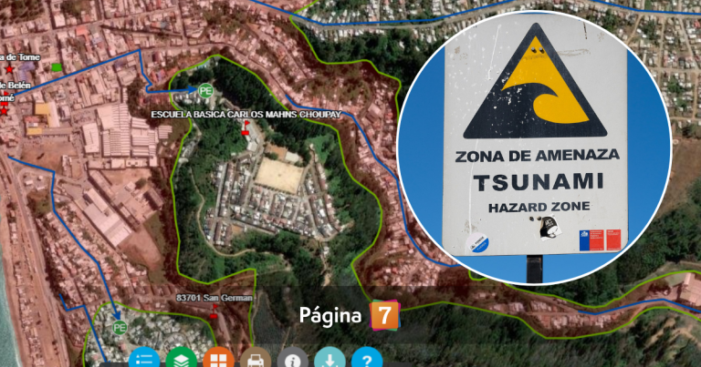 ¿Cómo buscar tu zona segura ante riesgo de tsunami? Así lo puedes revisar en Visor Chile Preparado