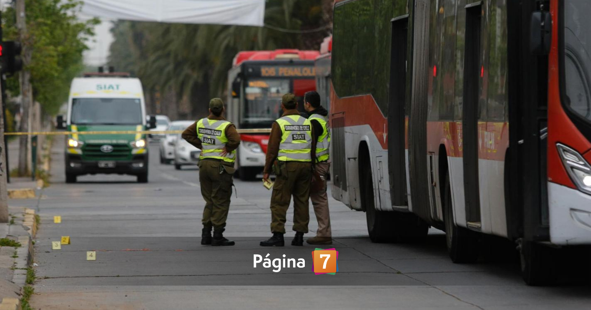 Delincuente murió tras robo en bus RED saltó de la micro y fue atropellado por la misma máquina