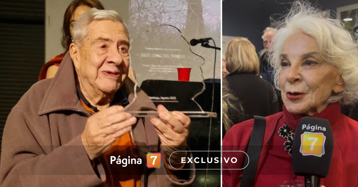 Gaby Hernández se emocionó en homenaje a Julio Jung: "Qué gusto me da verlo y que reconozca"