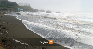 Hallan pie en playa en Santo Domingo