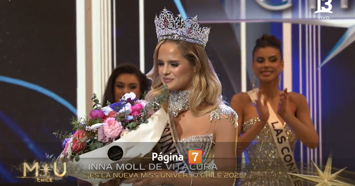 Inna Moll se coronó como la Miss Universo Chile 2025 y representará a nuestro país en Tailandia
