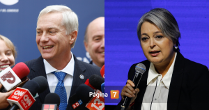 Jose Antonio Kast y Jeannette Jara