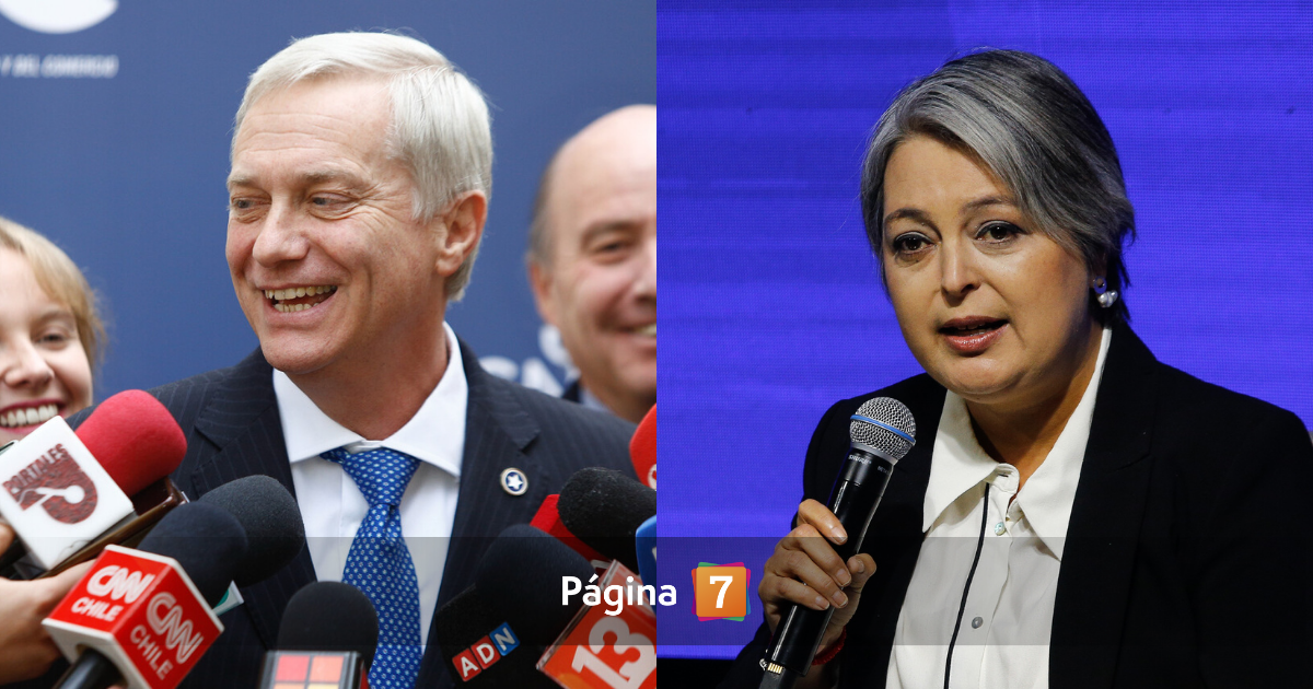 Jose Antonio Kast y Jeannette Jara