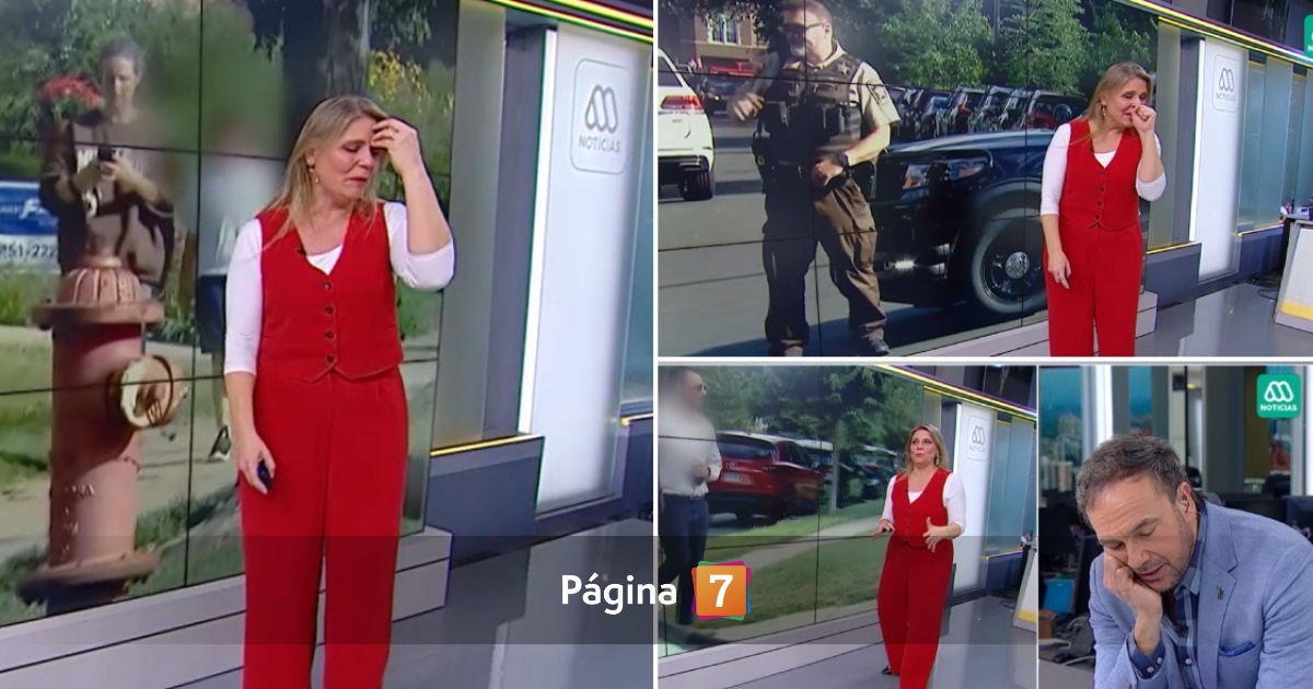 Marianne Schmidt se emocionó al relatar noticia internacional por caso personal