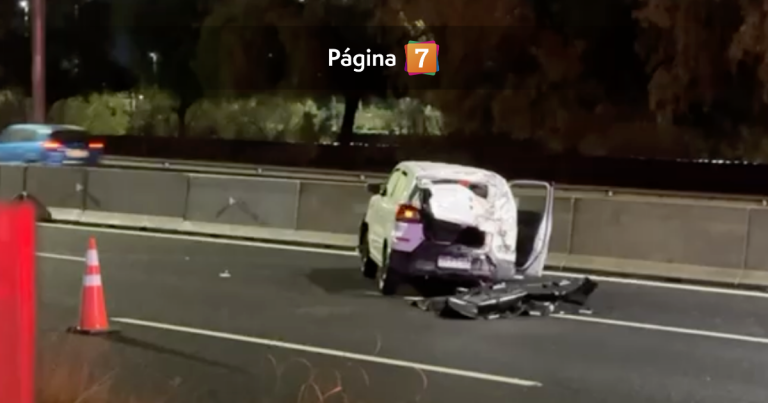 Fiesta terminó en tragedia: joven murió dentro de maletero de auto tras accidente en Costanera Norte