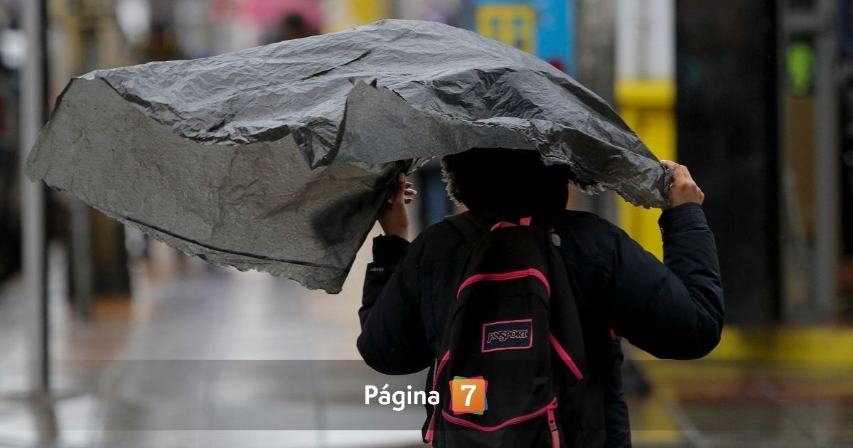 Anuncian lluvias y nieve para Santiago y gran parte del país