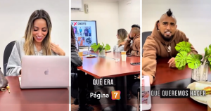 ¿Por qué Arturo Vidal y Marité Matus aparecen trabajando juntos? Registro dejó ola de reacciones