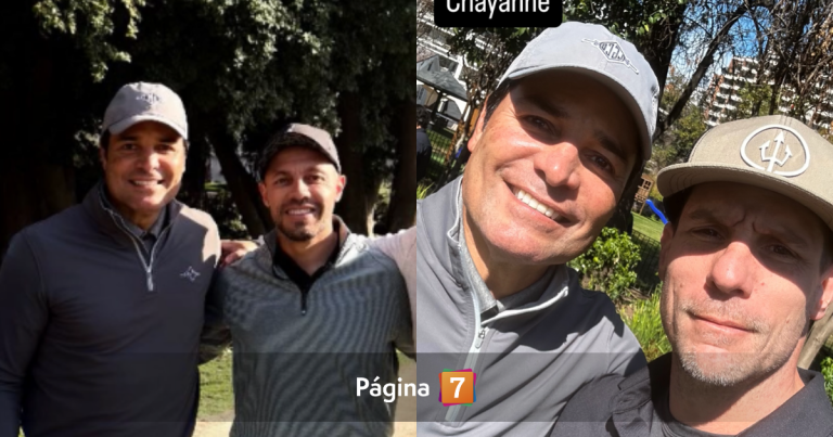 ¿Son amigos?: Chayanne es visto jugando golf con exseleccionado nacional y Gonzalo Valenzuela